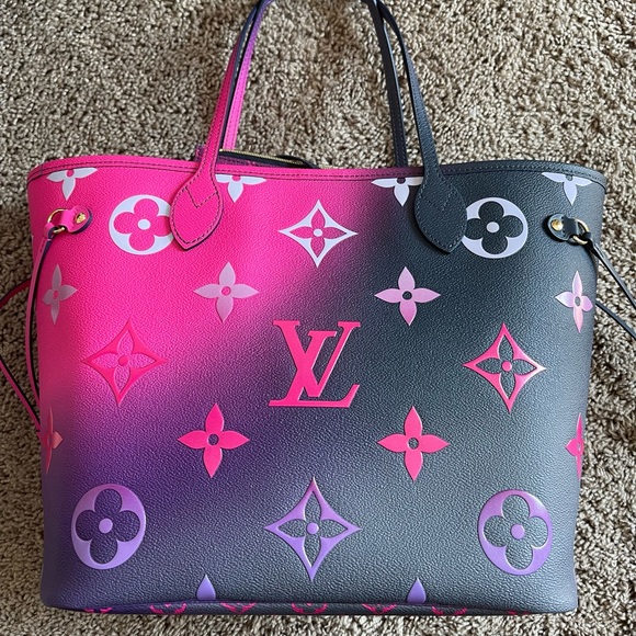 Louis Vuitton Midnight Fuchsia Neverfull MM - Picture 2 of 4